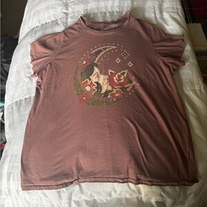 Torrid Heritage Knit Tee in Mauve 1x